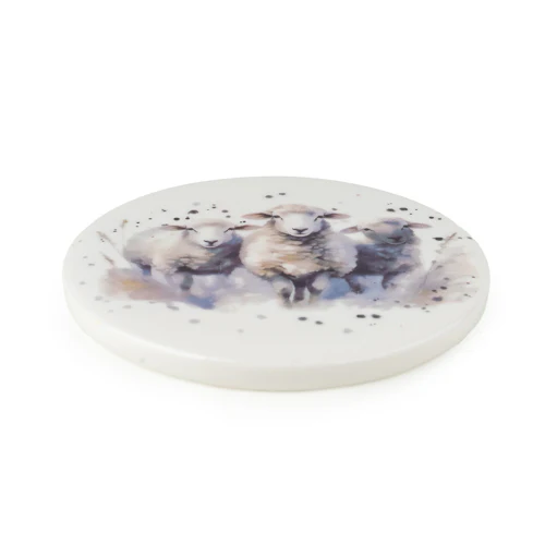 Set of 4 Sheep Coasters for Drinks - Image 3