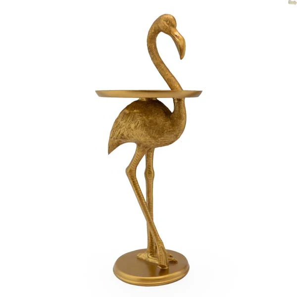 Side Table Flamingo Antique Gold - Image 6