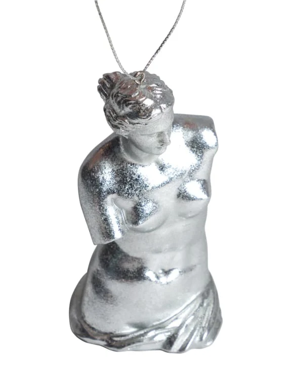 Silver Leaf Venus De Milo Hanging Decoration - Image 4
