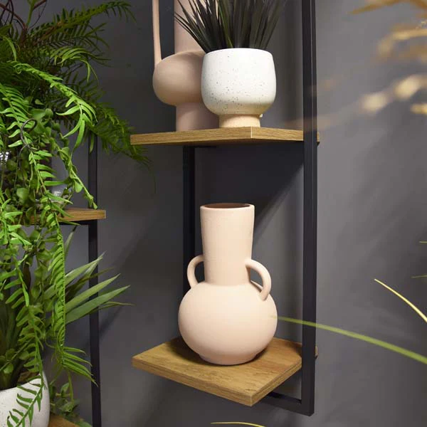 Sleek Oak Wall Mounted Shelf - 25x75CM - Image 2