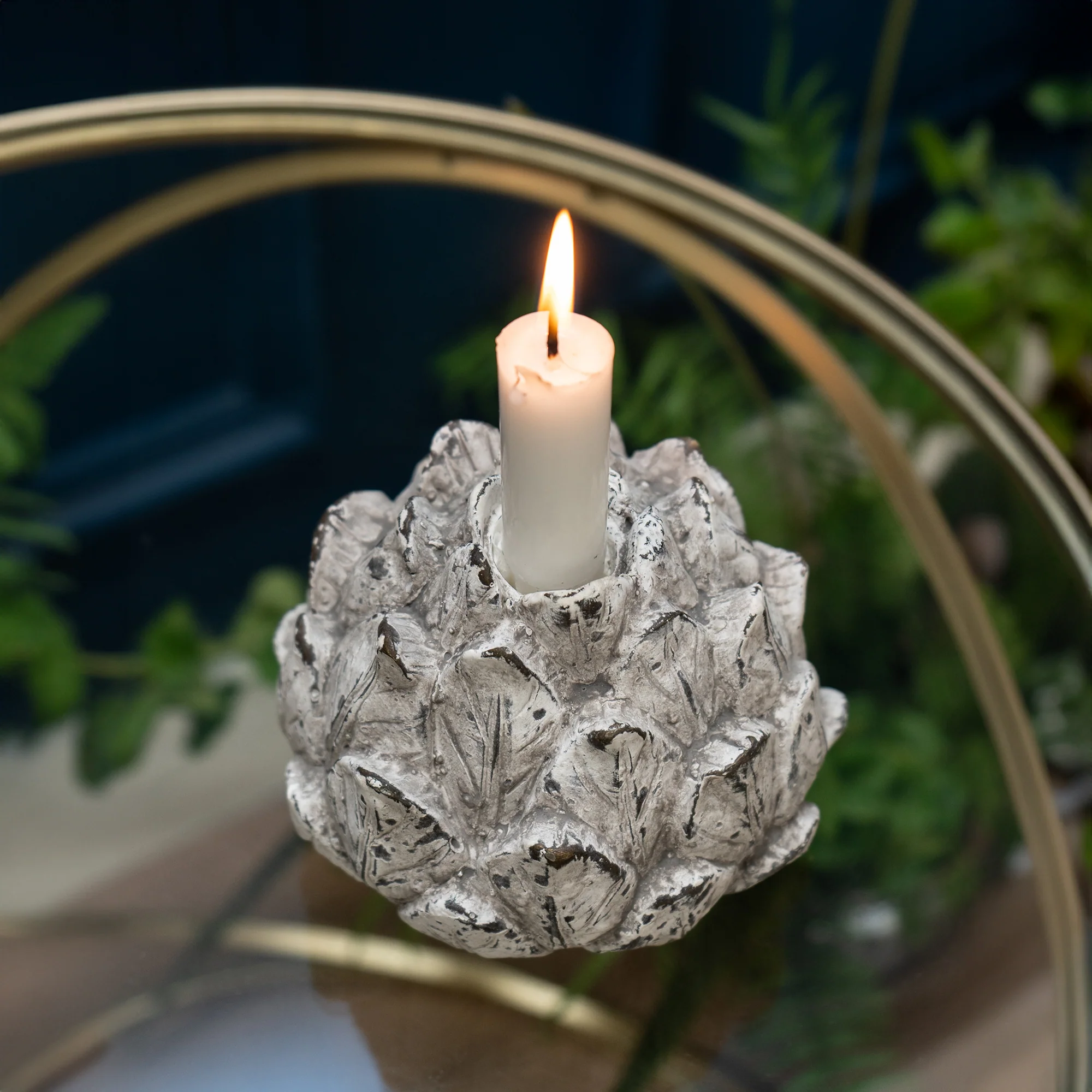 Small Artichoke Candleholder - Image 3