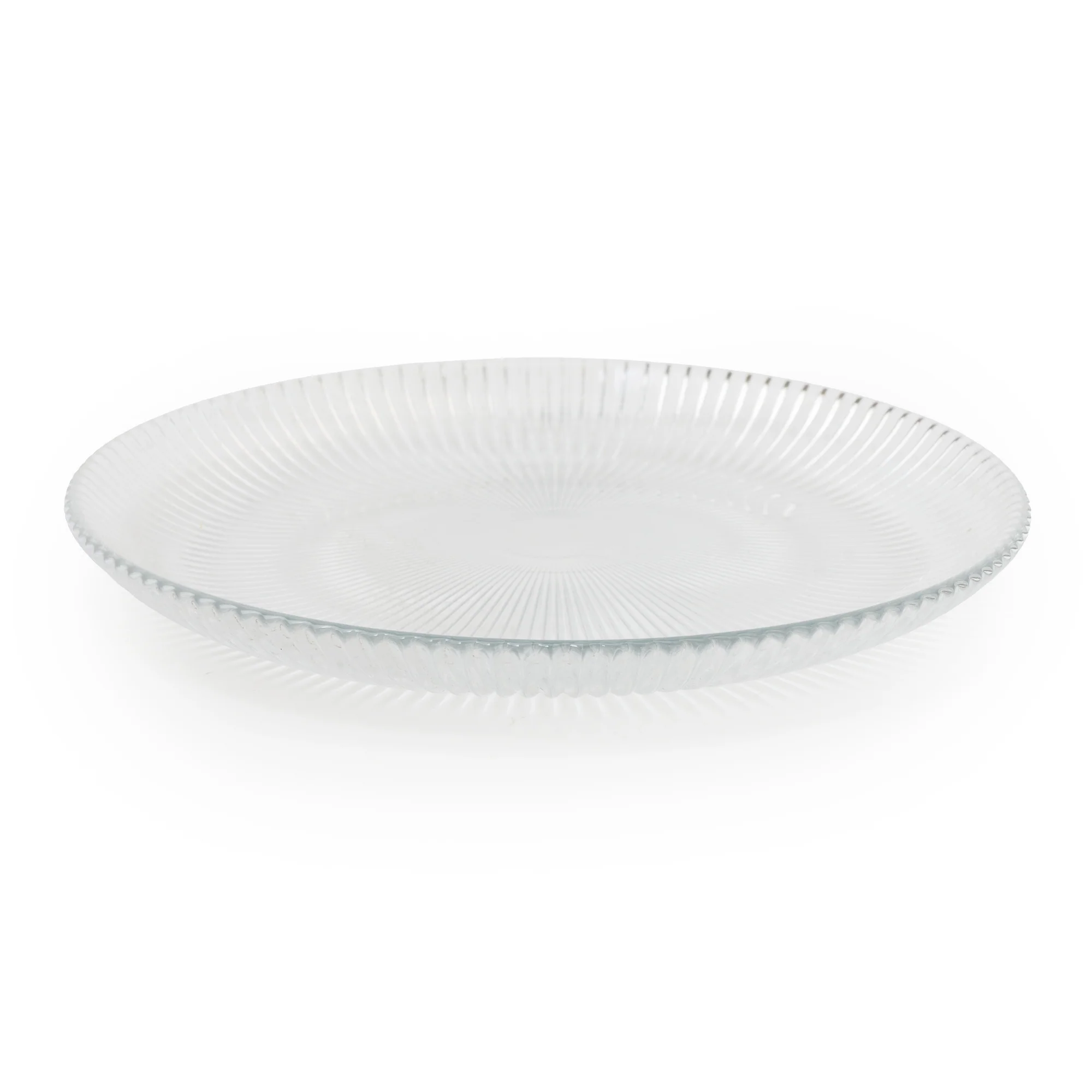 Elegant Transparent Small Glass Plate - Image 3