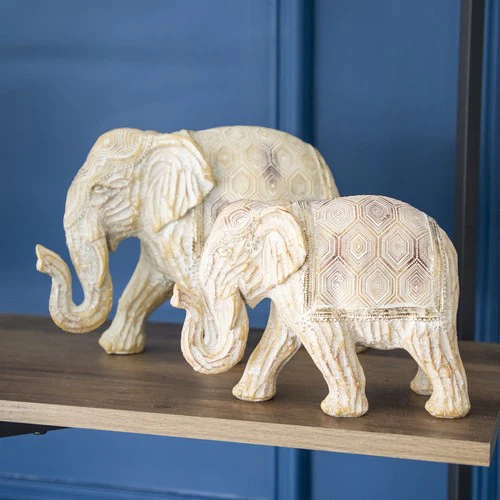 Small Elephant Resin Ornament - Image 8