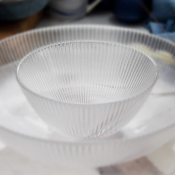 Elegant Clear Small Glass Bowl