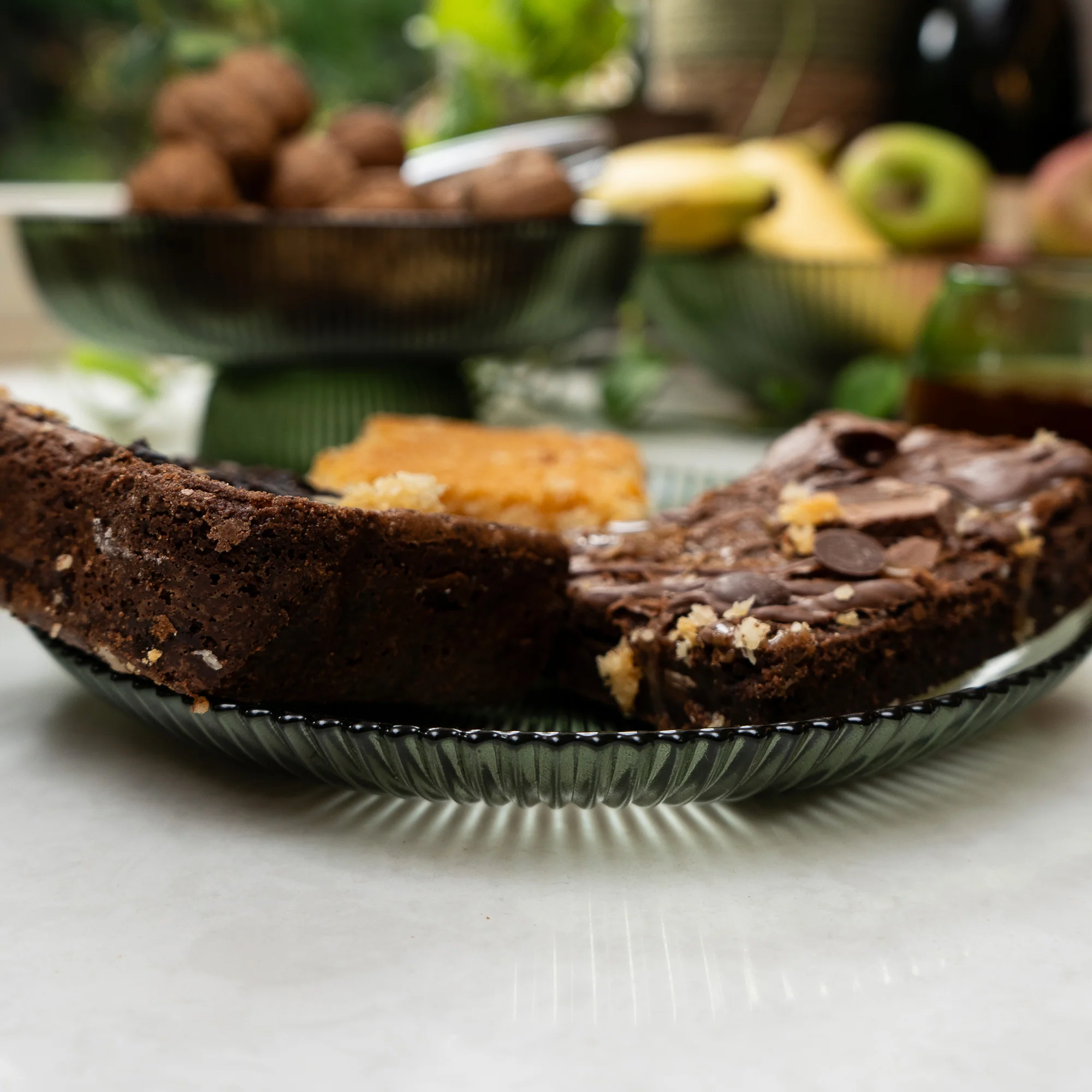 Charming Small Green Glass Plate - Image 3
