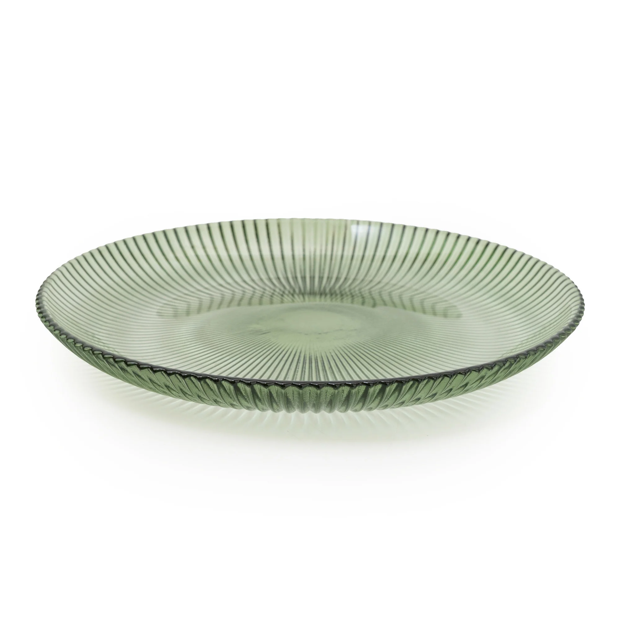 Charming Small Green Glass Plate - Image 4
