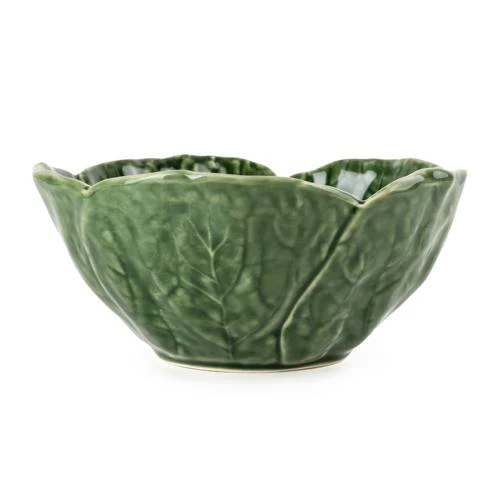 Small Leaf-Shaped Ceramic Bowl - Green - 13cm - Image 6