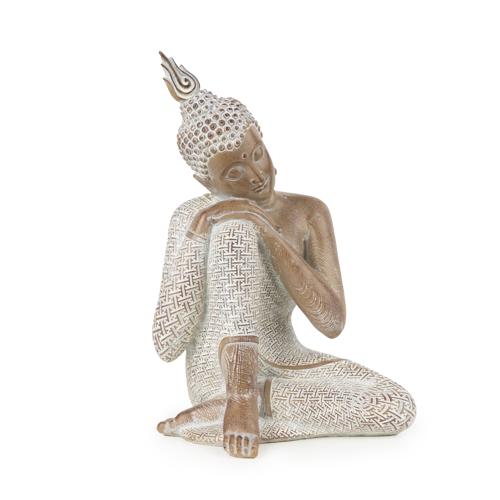 Small Sitting Resin Buddha Ornament - Image 7