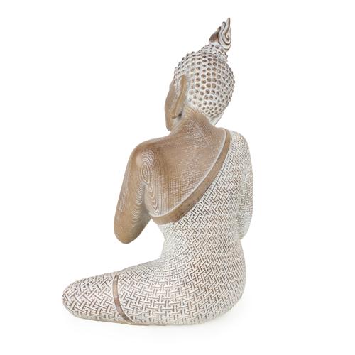 Small Sitting Resin Buddha Ornament - Image 9