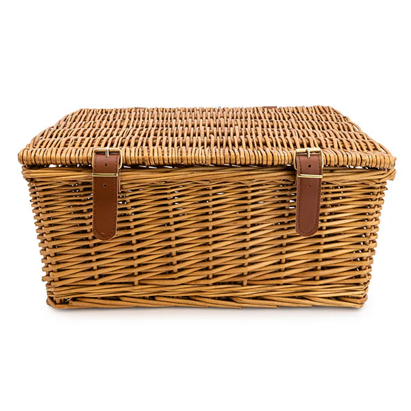 Medium Wicker Hamper Basket - Honey - Image 4