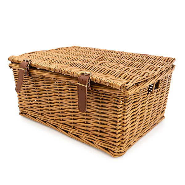 Medium Wicker Hamper Basket - Honey - Image 5