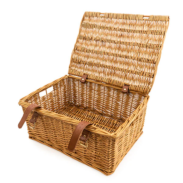 Medium Wicker Hamper Basket - Honey - Image 6