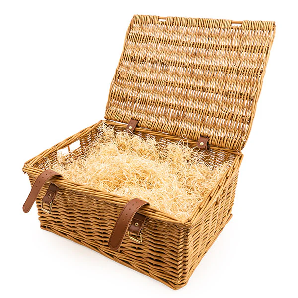 Medium Wicker Hamper Basket - Honey - Image 7