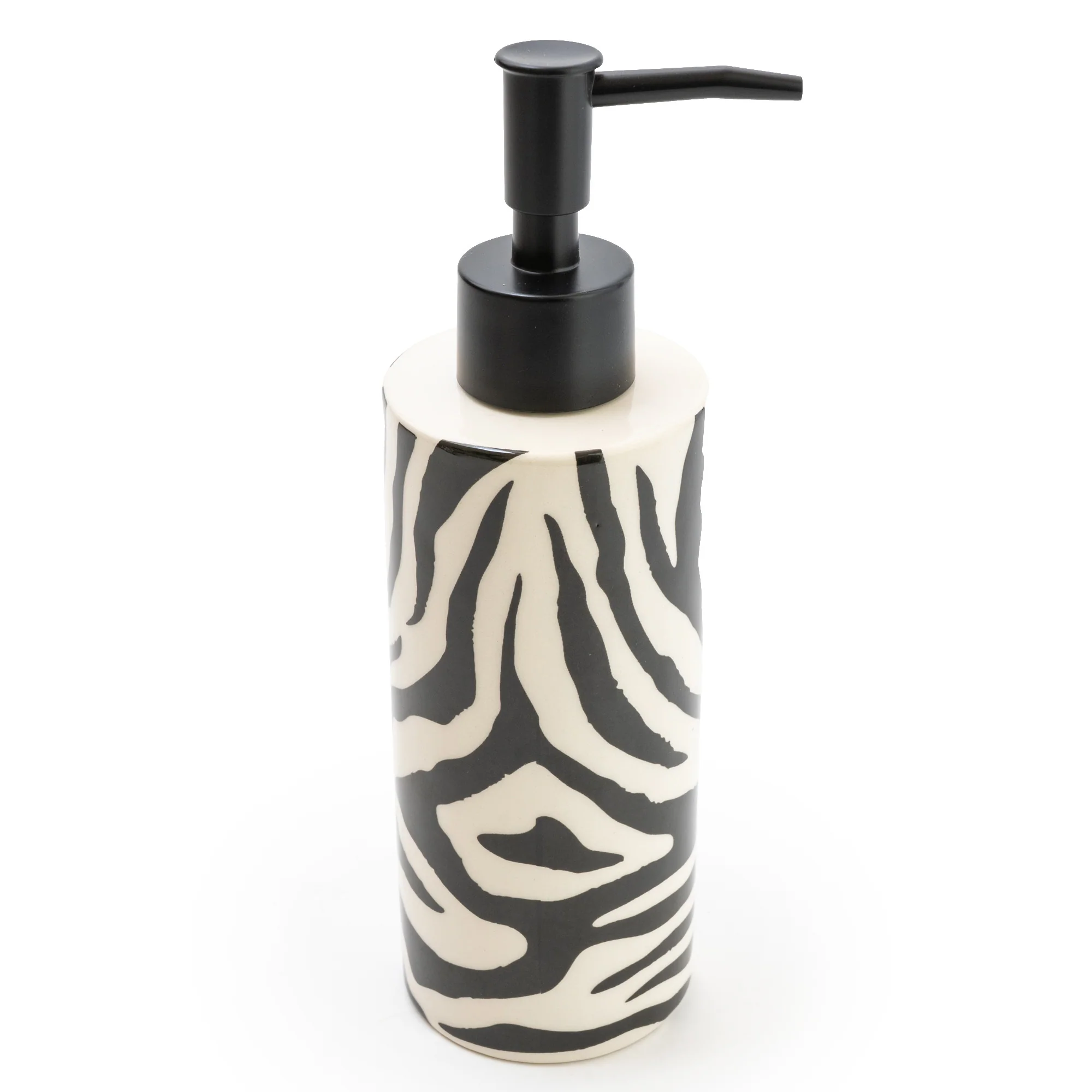 Soap Dispenser Zebra Black/White - Image 4