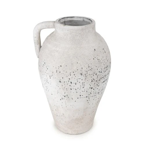 Stone Urn Vase with Handles - Image 4