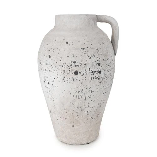 Stone Urn Vase with Handles - Image 5