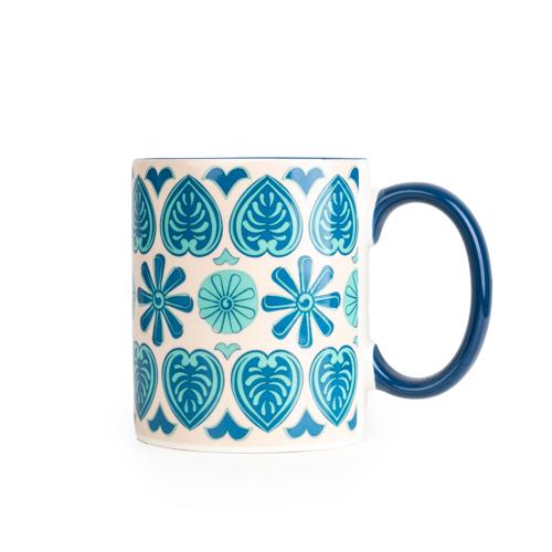 Straight-Sided Blue Mug with Meze Decal - Image 4