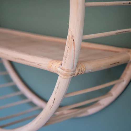 Tall Natural Rattan Shelf Unit - Image 10