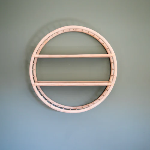 Tall Natural Rattan Shelf Unit - Image 9