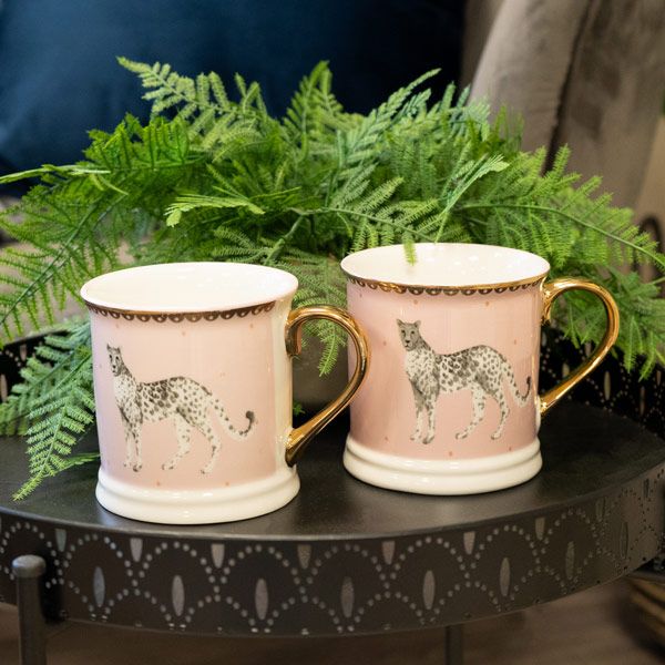 Tankard Mug Cheetah Print - Image 2
