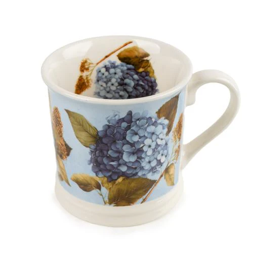 Hydrangea Blue Tankard Mug - Image 3