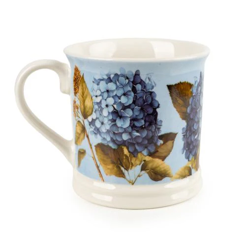 Hydrangea Blue Tankard Mug - Image 4