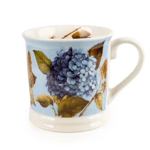 Hydrangea Blue Tankard Mug - Image 5
