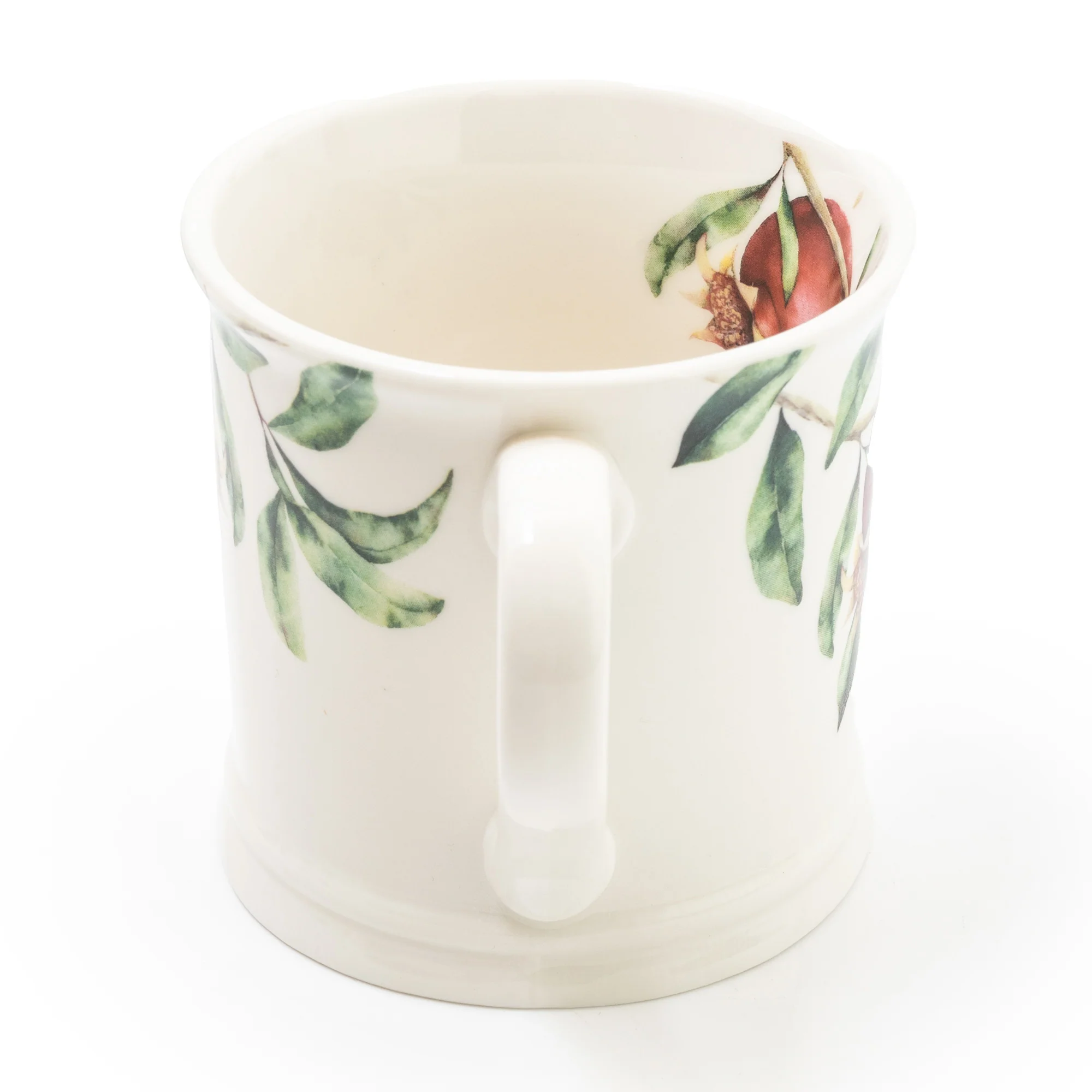 Tankard Mug Pomegranate - White - Image 4