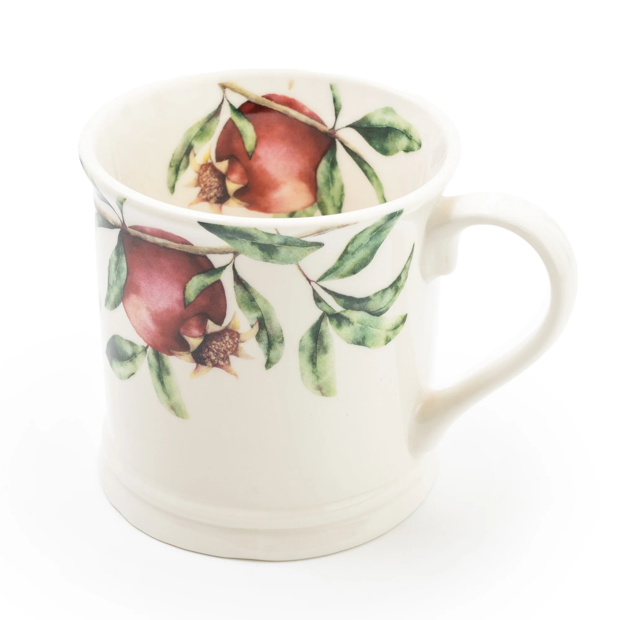 Tankard Mug Pomegranate - White - Image 5
