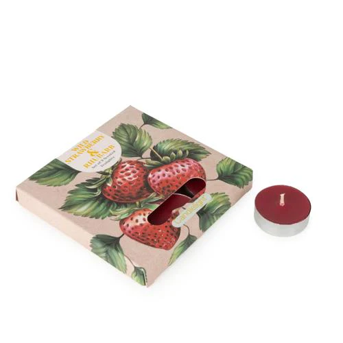 Set of 9 Wild Strawberry & Rhubarb Tealights - Image 3