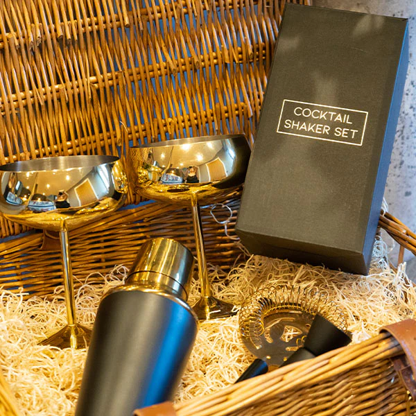 The King Charles Gift Hamper in a Brown Woven Basket - Image 3
