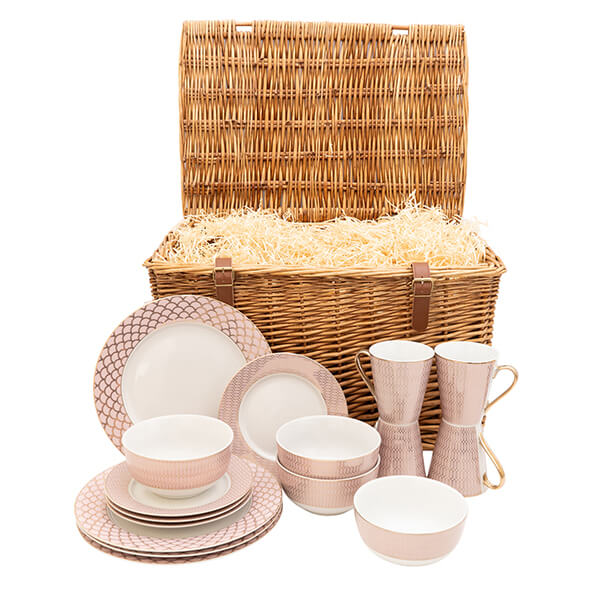 The Lennox Hill Gift Hamper in a Brown Woven Basket - Image 5