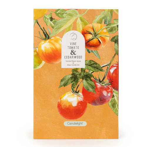 Room Spray & Candle Gift Set Vine Tomato & Cedarwood - Image 6