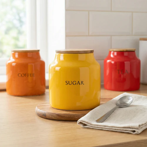 Storage Jar Tomato Tea - Red - Image 9