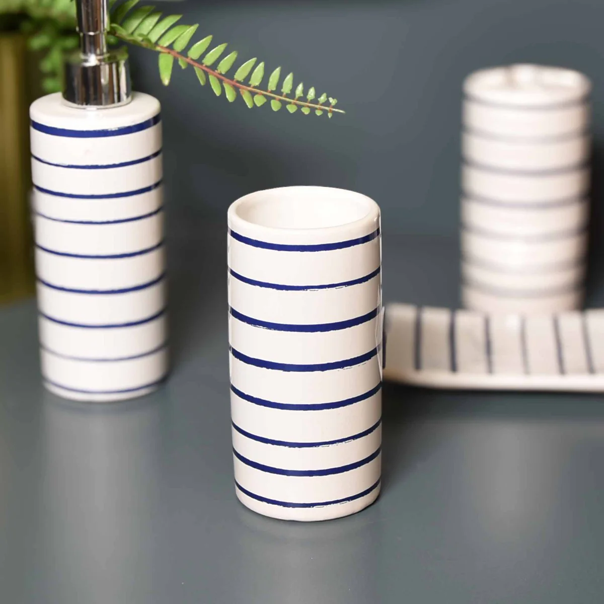 Tumbler Harbour Stripe Bathroom