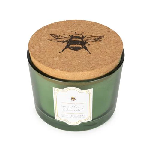 Two-Wick Scented Candle with Cork Lid - Bee Orchard Blossom - Image 11