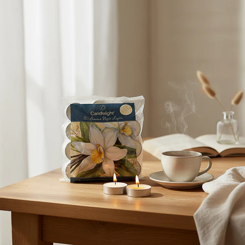 Vanilla Crème Scented Night Light Candles