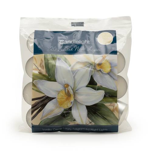 Vanilla Crème Scented Night Light Candles - Image 2