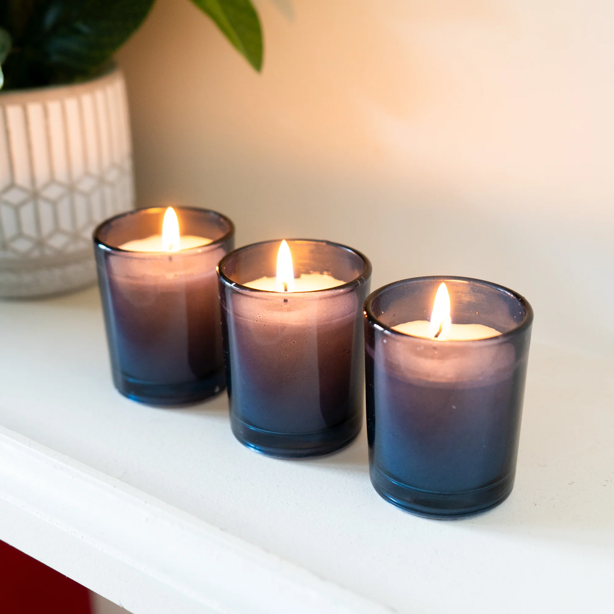 Hydrangea & Jasmine Votive Candle Set - Image 2
