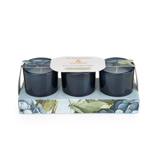 Hydrangea & Jasmine Votive Candle Set - Image 4