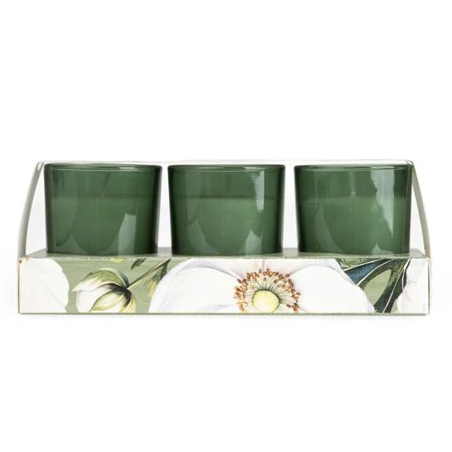 White Poppy & Sage Votive Candle Set - Image 2