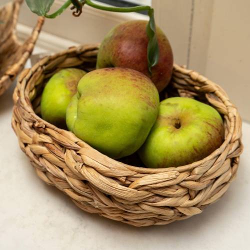 Water Hyacinth Round Basket - Image 2