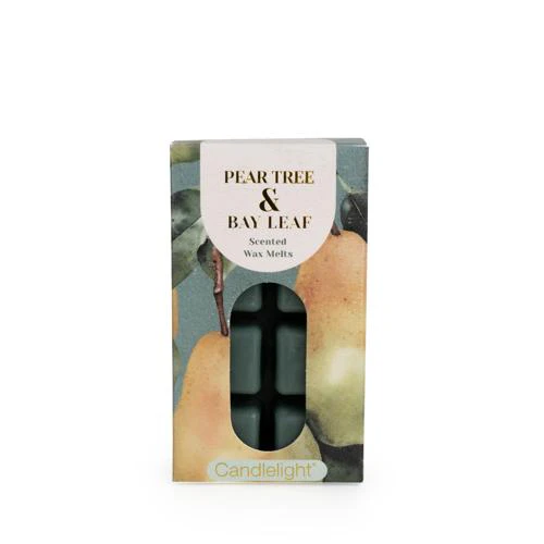 Pack of 8 Pear Tree & Bay Leaf Wax Melts - Image 3