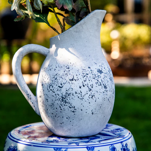 White Terracotta Jug - Image 5
