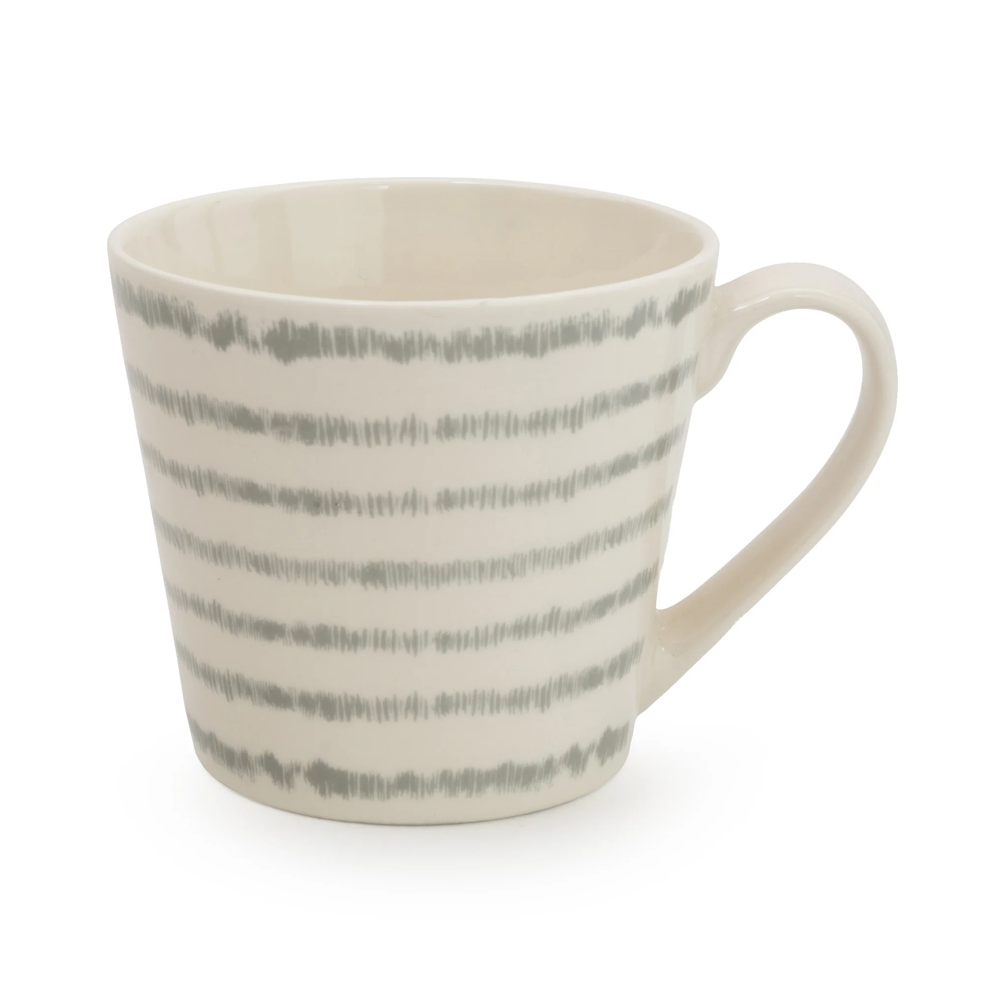 Wide Mug Nautical Dashes Grey - Image 4