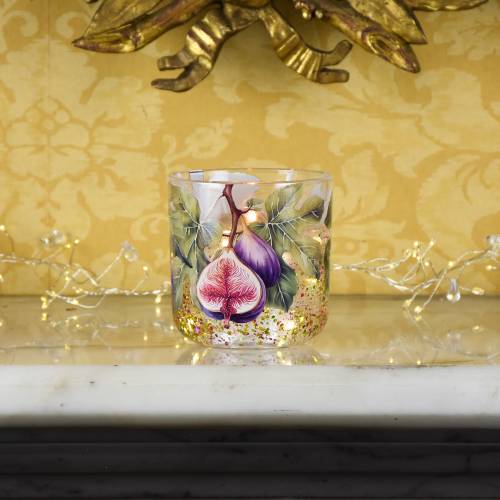 Wild Fig & Saffron LED Glitter Candle