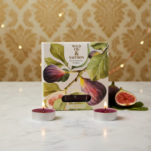 Wild Fig & Saffron Scented Tealights