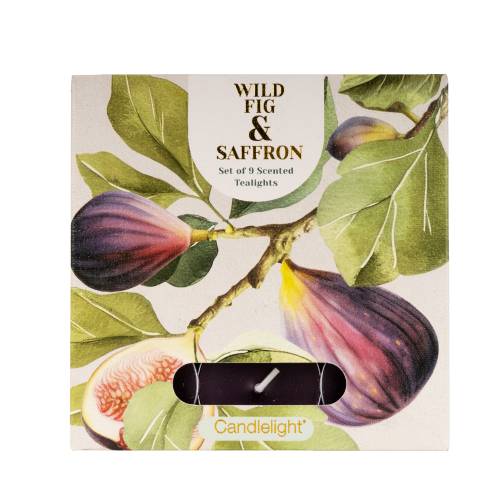 Wild Fig & Saffron Scented Tealights - Image 3