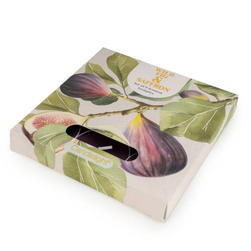 Wild Fig & Saffron Scented Tealights - Image 4