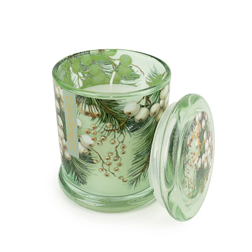 Winter Fir & Mistletoe Large One Wick Candle - Image 7